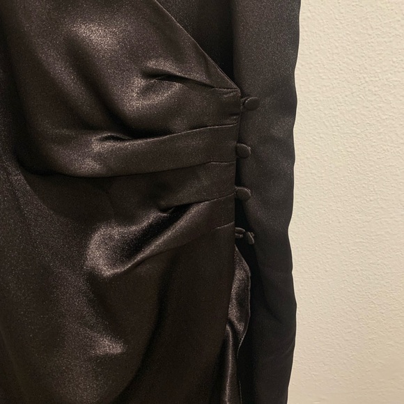 NWT Black Ruffle Dress - Picture 4 of 9